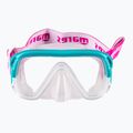 Zestaw do snorkelingu dziecięcy Mares Combo Keewee Junior aqua/white/clear 2