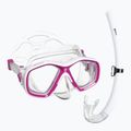 Zestaw do snorkelingu dziecięcy Mares Tapu Jr pink/white/clear