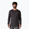 Longsleeve męski Patagonia Cap Cool Merino Blend Graphic heritage header/black