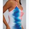 Strój pływacki jednoczęściowy damski TYR Durafast Elite Bravura Trinityfit white/multi 7