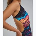 Strój pływacki jednoczęściowy damski Tyr Durafast Elite Magmata Cutoutfit gold/multi/rainbow 7