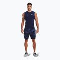 Koszulka treningowa męska Under Armour Heat Gear Armour Comp Tank midnight navy/white 2