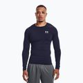 Longsleeve treningowy męski Under Armour HG Armour Comp midnight navy/white