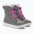 Śniegowce juniorskie Sorel Sorel Explorer Lace quarry/bright lavender 4