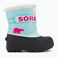 Śniegowce juniorskie Sorel Snow Commander ocean surf/cactus pink 2