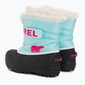 Śniegowce juniorskie Sorel Snow Commander ocean surf/cactus pink 3