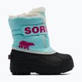 Śniegowce juniorskie Sorel Snow Commander ocean surf/cactus pink 7
