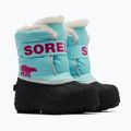 Śniegowce juniorskie Sorel Snow Commander ocean surf/cactus pink 9