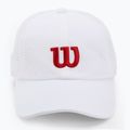 Czapka z daszkiem Wilson Active Perforated Cap bright white/infrared 2