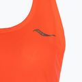 Koszulka do biegania damska Saucony Stopwatch Singlet vizi red 3