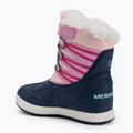 Śniegowce dziecięce Merrell Snow Bank 5.0 WP navy/pink 3