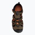 Sandały juniorskie KEEN Seacamp II CNX dark olive/gold flame 5