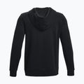 Bluza męska Under Armour Essential Fleece FZ Hood black/white 4