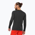 Longsleeve do biegania męski Salomon Sense Aero Seamless Tee deep black 2