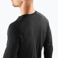 Longsleeve do biegania męski Salomon Sense Aero Seamless Tee deep black 4