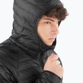 Kurtka puchowa męska Salomon Elixir Micro Down Hoodie deep black 3