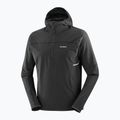 Bluza do biegania męska Salomon Sense Aero Hybrid Half Zip Hooded deep black 7