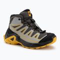 Buty trekkingowe dziecięce Salomon X Ultra Mid GTX castlerock/black/spicy/mustard