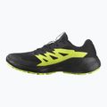 Buty do biegania męskie Salomon Alphaglide GTX black/alloy/sharp green 9
