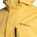 Kurtka przeciwdeszczowa męska Columbia Hikebound golden nugget/stone green 8