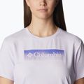 Koszulka trekkingowa damska Columbia Sun Trek Graphic purple tint hthr/framed halftone grx 5