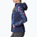Kurtka hybrydowa damska Columbia Powder Pass Hooded nocturnal floriculture print 4