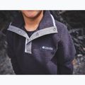 Bluza polarowa dziecięca Columbia Halvetia II Half Snap Fleece black/city grey 6