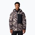 Kurtka narciarska męska Columbia Winter District III Printed dark stone windblown print