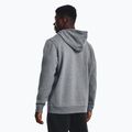 Bluza męska Under Armour Essential Fleece Hoodie pitch gray medium heather/white 3