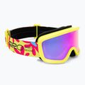 Gogle narciarskie dziecięce Giro Chico 2.0 Jr Yellow flowers/amber pink