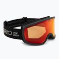 Gogle narciarskie Giro Cruz black tan stacked/amber scarlet