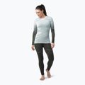 Bluza termoaktywna damska Smartwool Intraknit Thermal Merino Base Layer Pattern Crew aqua 2