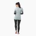Bluza termoaktywna damska Smartwool Intraknit Thermal Merino Base Layer Pattern Crew aqua 3