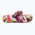 Klapki dziecięce Crocs Classic Lined Marbled Clog electric pink/multi 207773 3