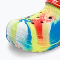 Klapki dziecięce Crocs Classic Lined Marbled Clog sulphur/multi 8