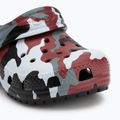 Klapki dziecięce Crocs Classic Camo Clog Toddler black/red 8