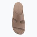 Klapki damskie Crocs Gateway Platform H-Strap latte 5