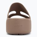 Klapki damskie Crocs Gateway Platform H-Strap latte 6