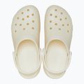 Klapki damskie Crocs Classic Platform Glitter chalk 12
