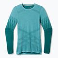 Bluza termoaktywna damska Smartwool Intraknit Thermal Merino Baselayer Pattern Crew cascade 7