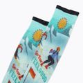 Skarpety narciarskie damskie Smartwool Ski Targeted Cushion Snow Bunny Print OTC capri 4