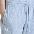 Spodnie damskie Under Armour Rival Fleece Joggers mod gray light heather/white 6