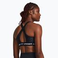 Biustonosz treningowy Under Armour Crossback Mid Print black/castlerock/white 2