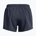 Spodenki do biegania damskie Under Armour Fly By 3" downpour gray/downpour gray/reflective 6