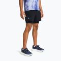 Spodenki do biegania męskie Under Armour Launch 5" 2in1 black/black/reflective 2