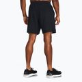 Spodenki do biegania męskie Under Armour Launch 7" black/black/reflective 3