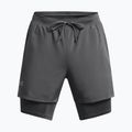 Spodenki do biegania męskie Under Armour Launch 5" 2in1 castlerock/ castlerock/reflective 5