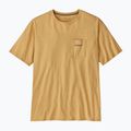 Koszulka męska Patagonia Boardshort Logo Pocket Responsibili beeswax tan