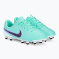 Buty piłkarskie dziecięce Nike Jr Legend 10 Academy FG/MG hyper turquoise/fuchsia dream/black 4