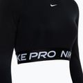 Top treningowy longsleeve damski Nike Pro 365 Dri-Fit black/white 3